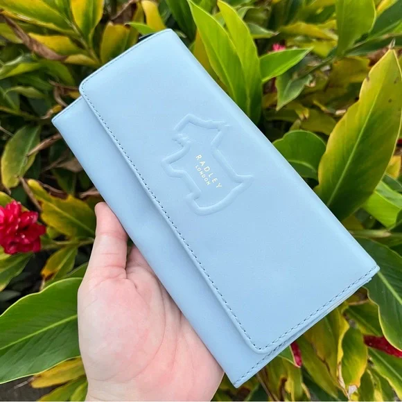 Radley London Dog Outline Blue Wallet - Picture 12 of 16